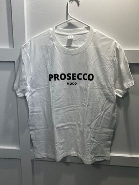 NWOT Prosecco Mood T Shirt, SzXL